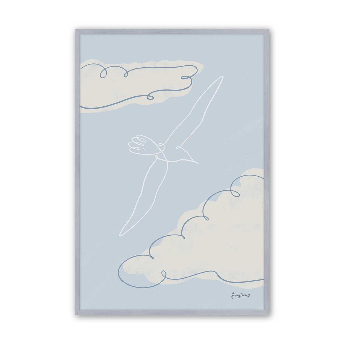 [Color:Polished Chrome], Picture of art in a Polished Chrome frame
