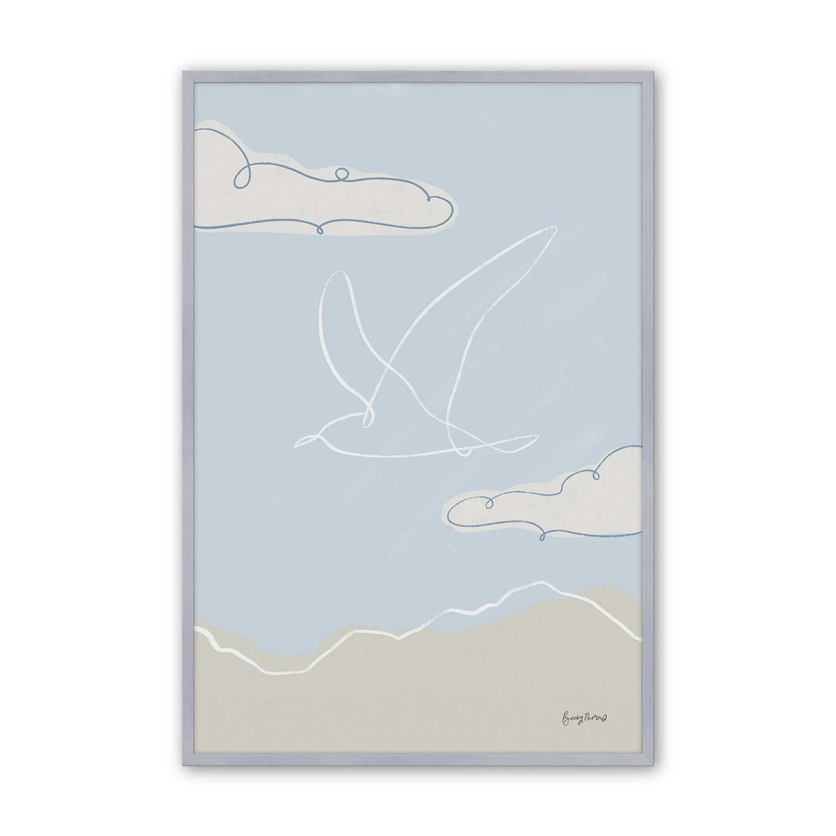 [Color:Polished Chrome], Picture of art in a Polished Chrome frame