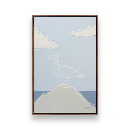 [Color:Walnut], Picture of art in a Walnut frame