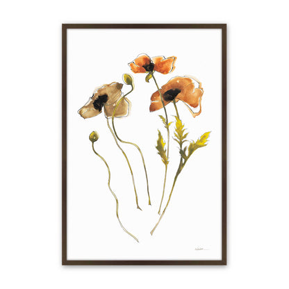 [Color:Brown], Picture of art in a Brown frame
