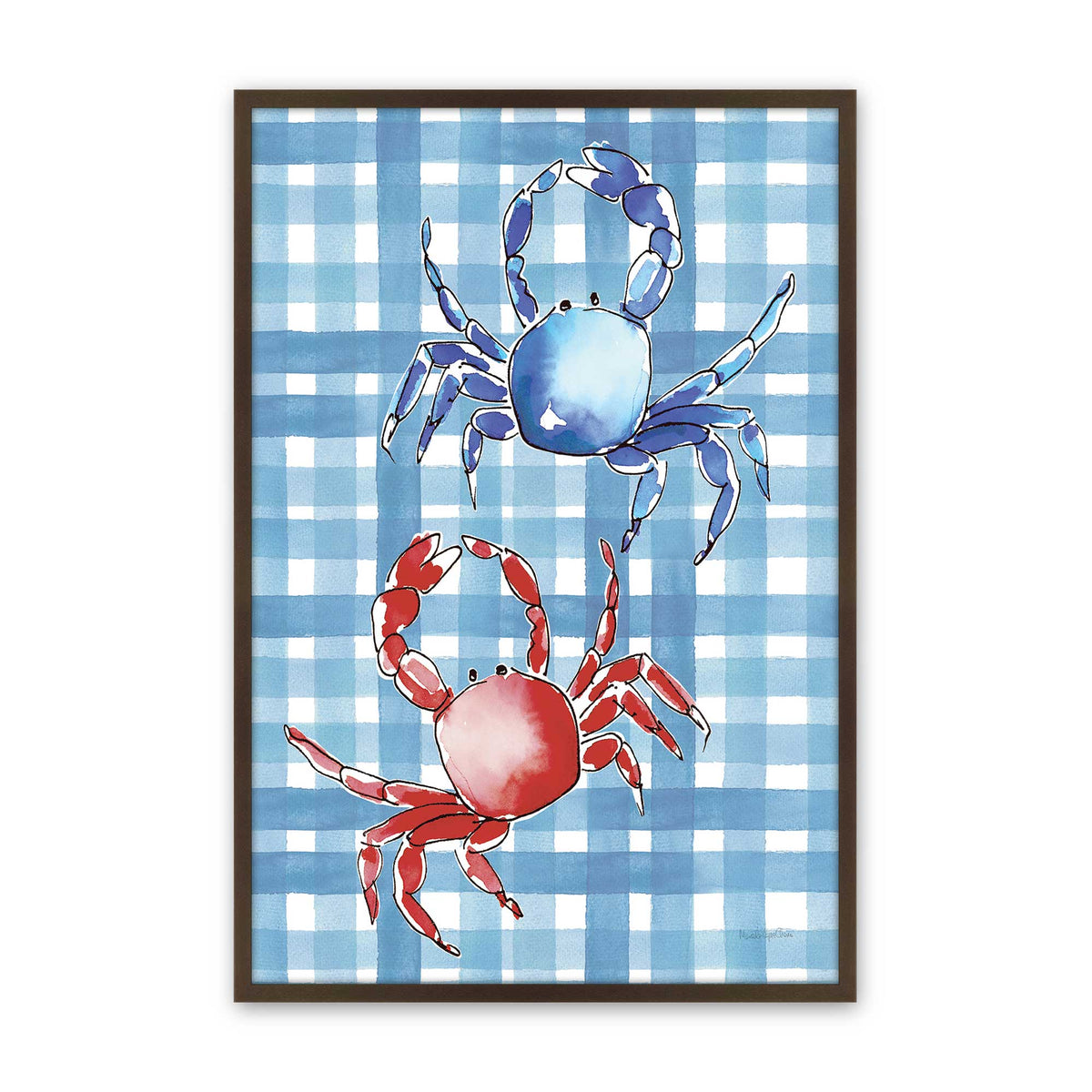 [Color:Belvinder Brown], Picture of art in a Belvinder Brown frame