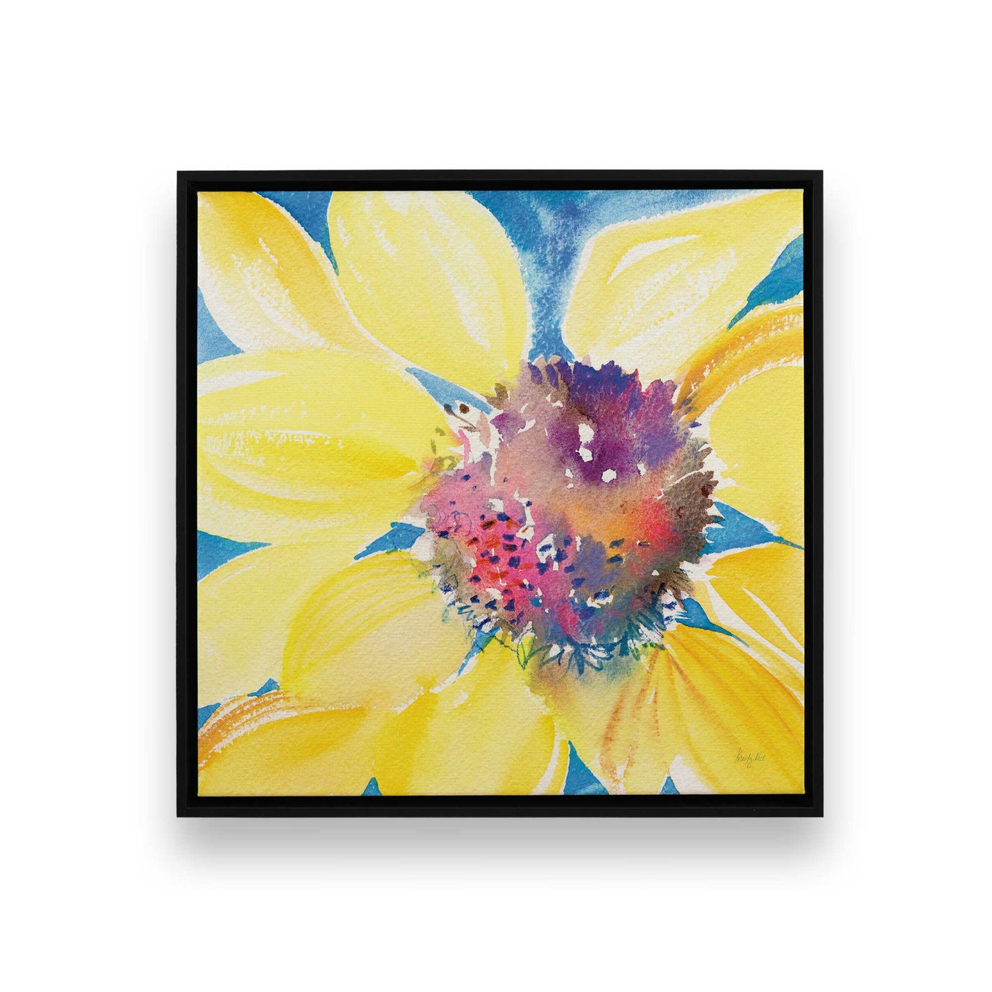 [Color:Satin Black], Picture of art in a Satin Black frame