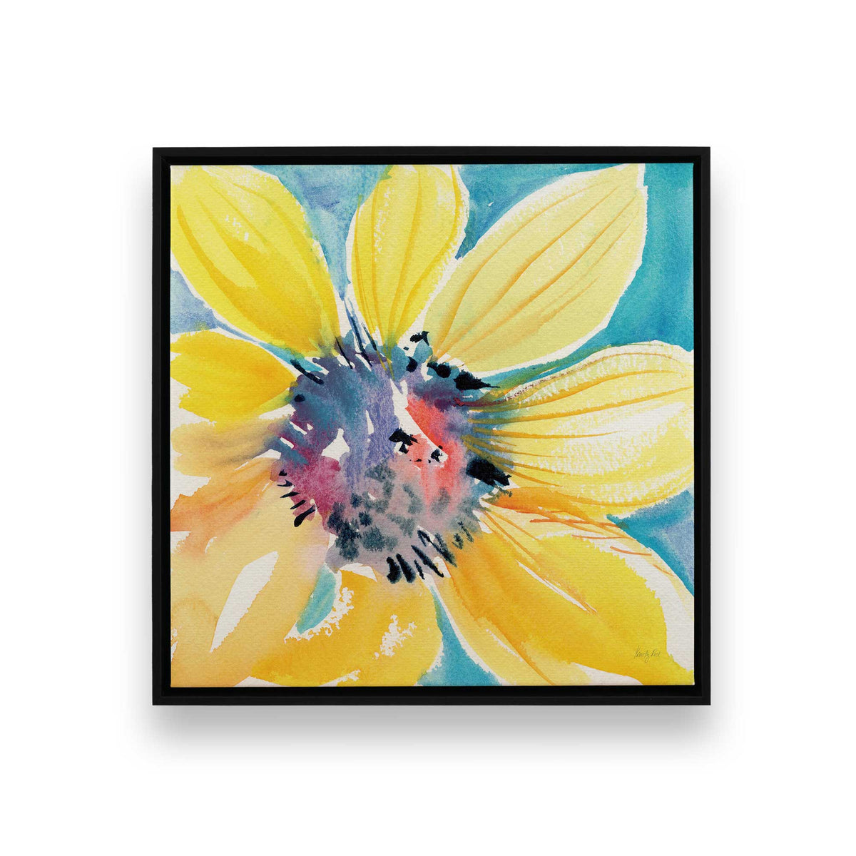 [Color:Satin Black], Picture of art in a Satin Black frame