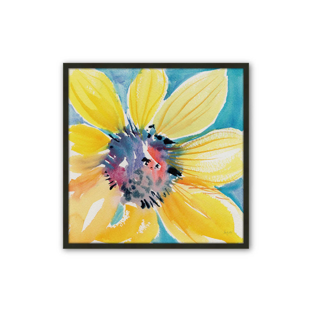 [Color:Satin Black], Picture of art in a Satin Black frame