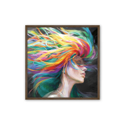 [Color:Walnut], Picture of art in a Walnut frame