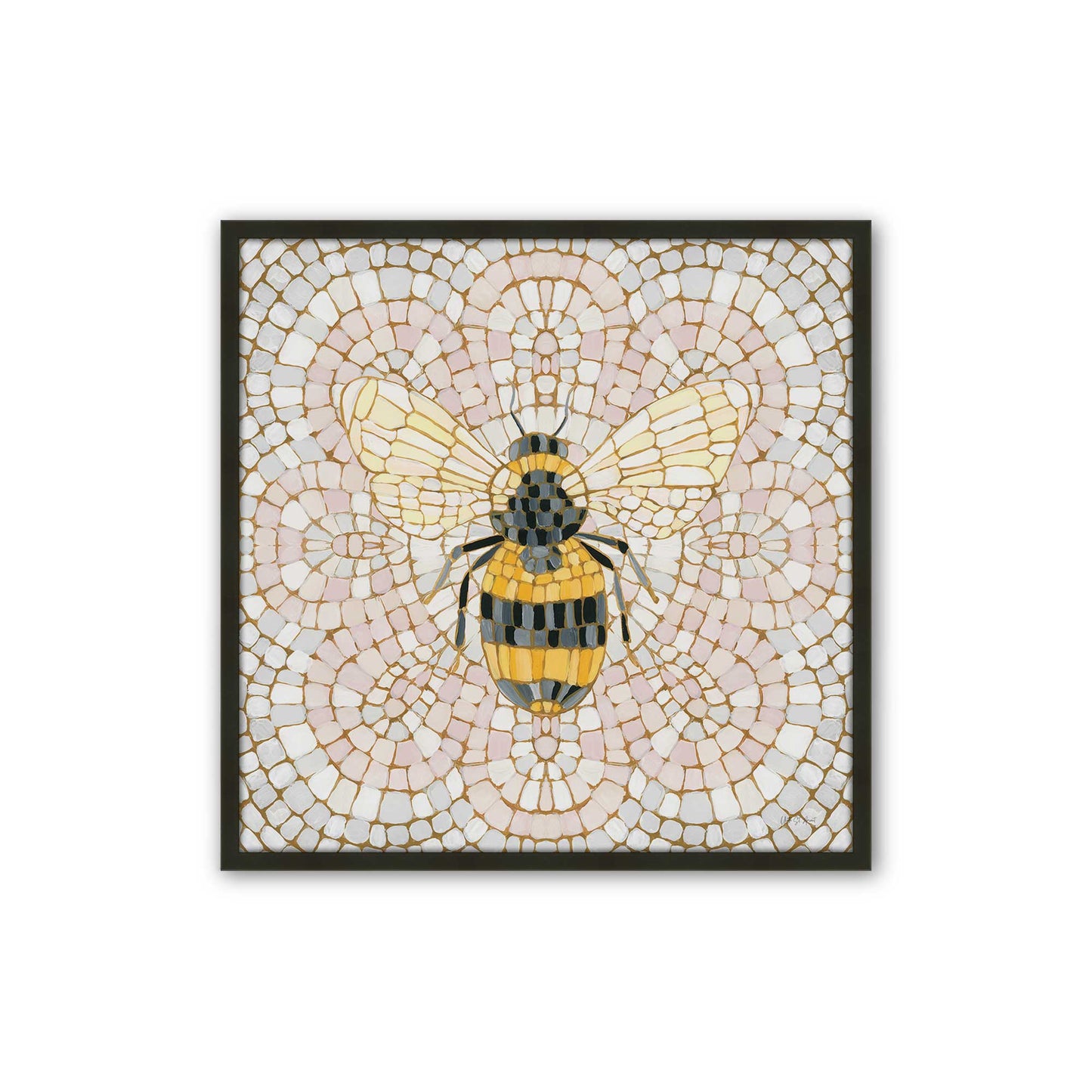 [Color:Satin Black], Picture of art in a Satin Black frame