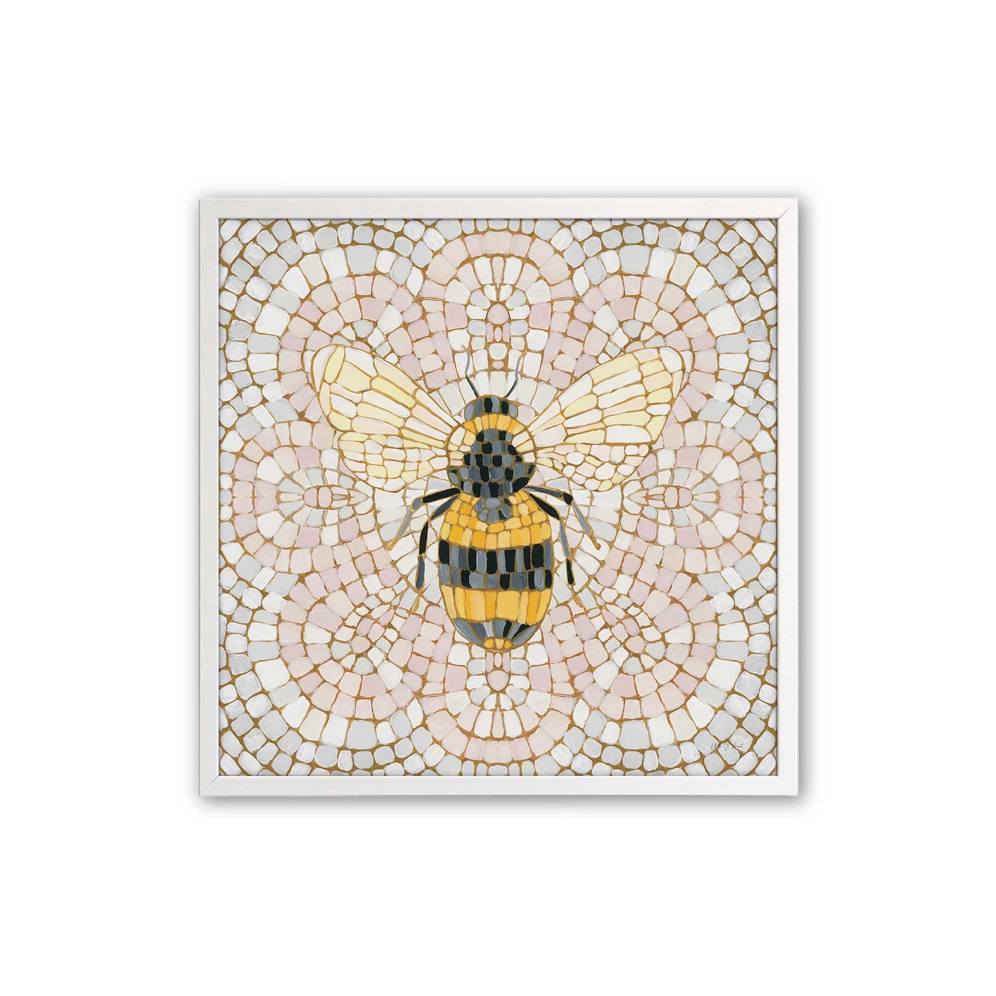 [Color:Opaque White], Picture of art in a Opaque White frame