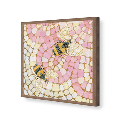 [Color:Walnut], Picture of art in a Walnut frame of the corner