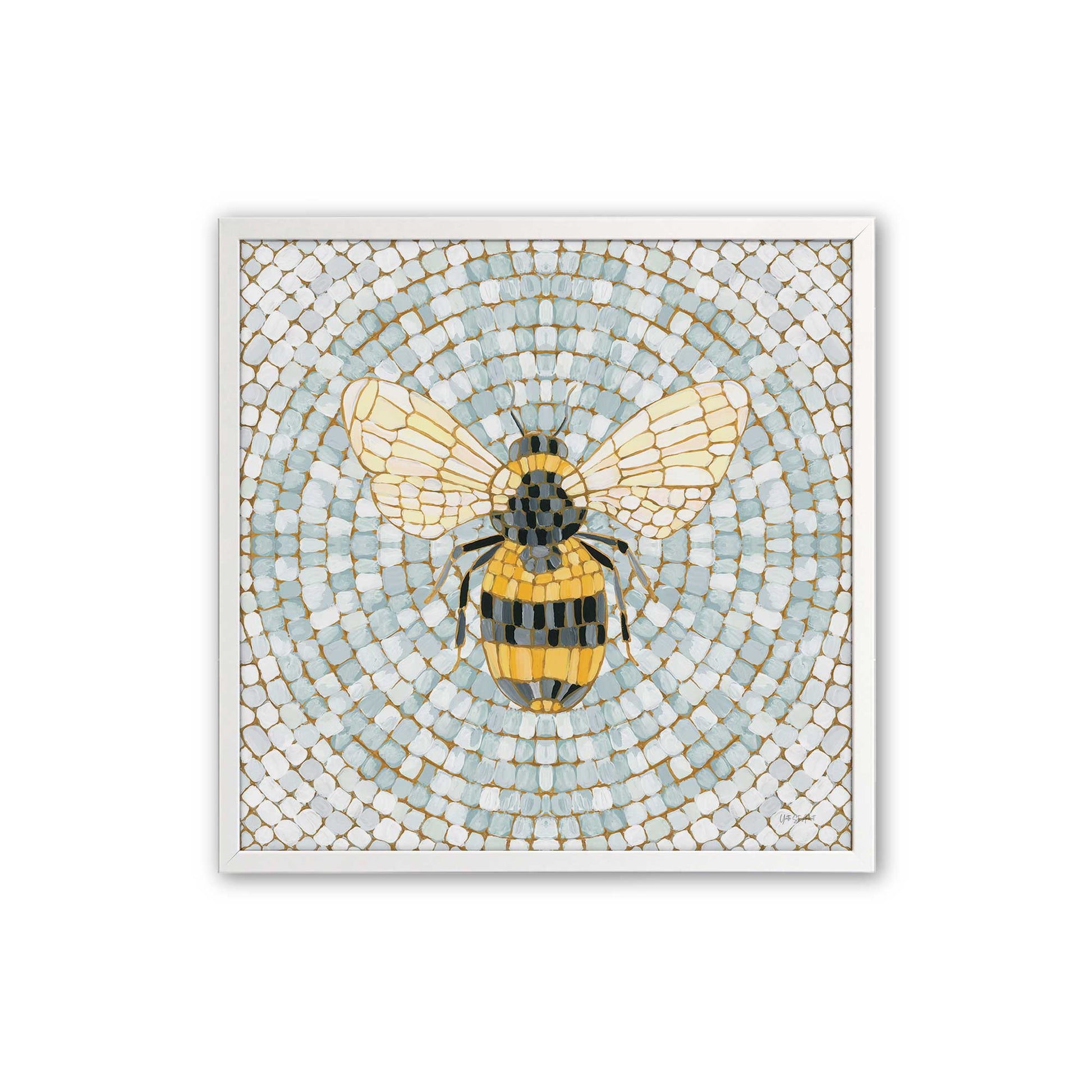 [Color:Opaque White], Picture of art in a Opaque White frame