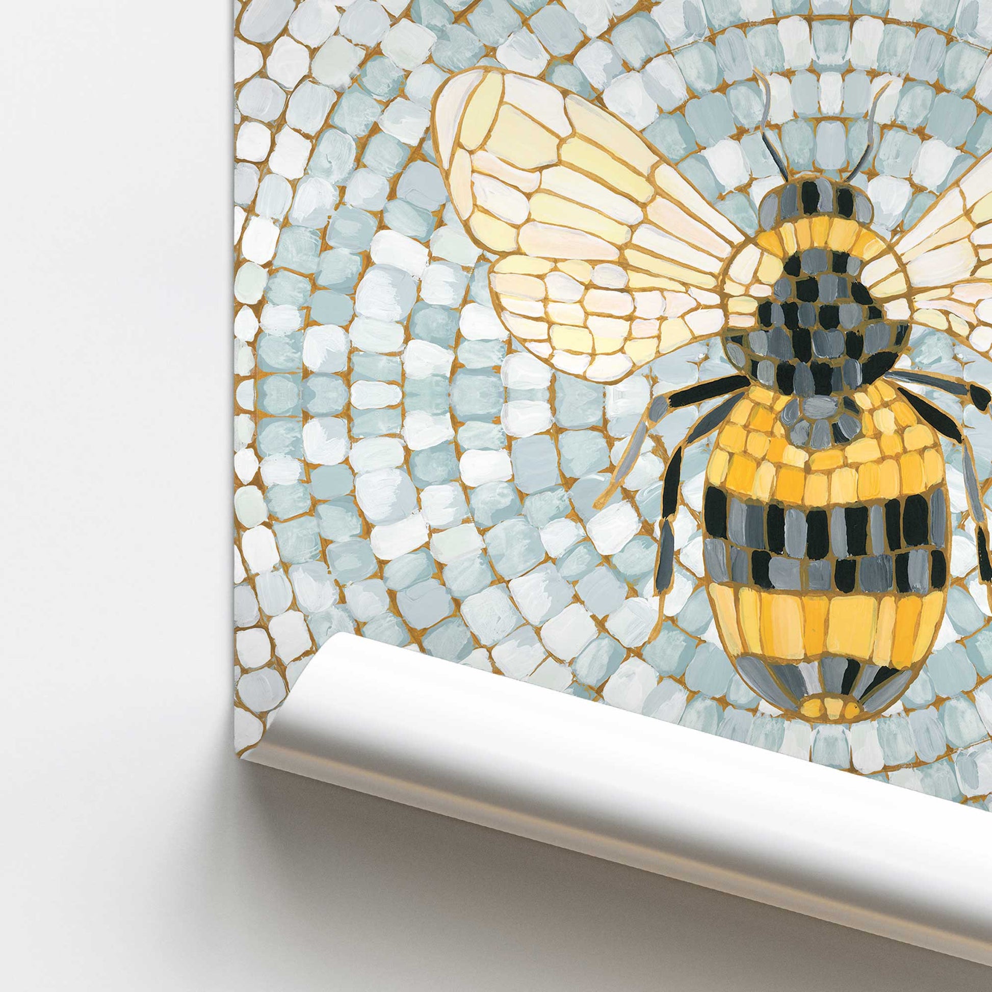 [Color:Rolled Print], Picture of close up of art