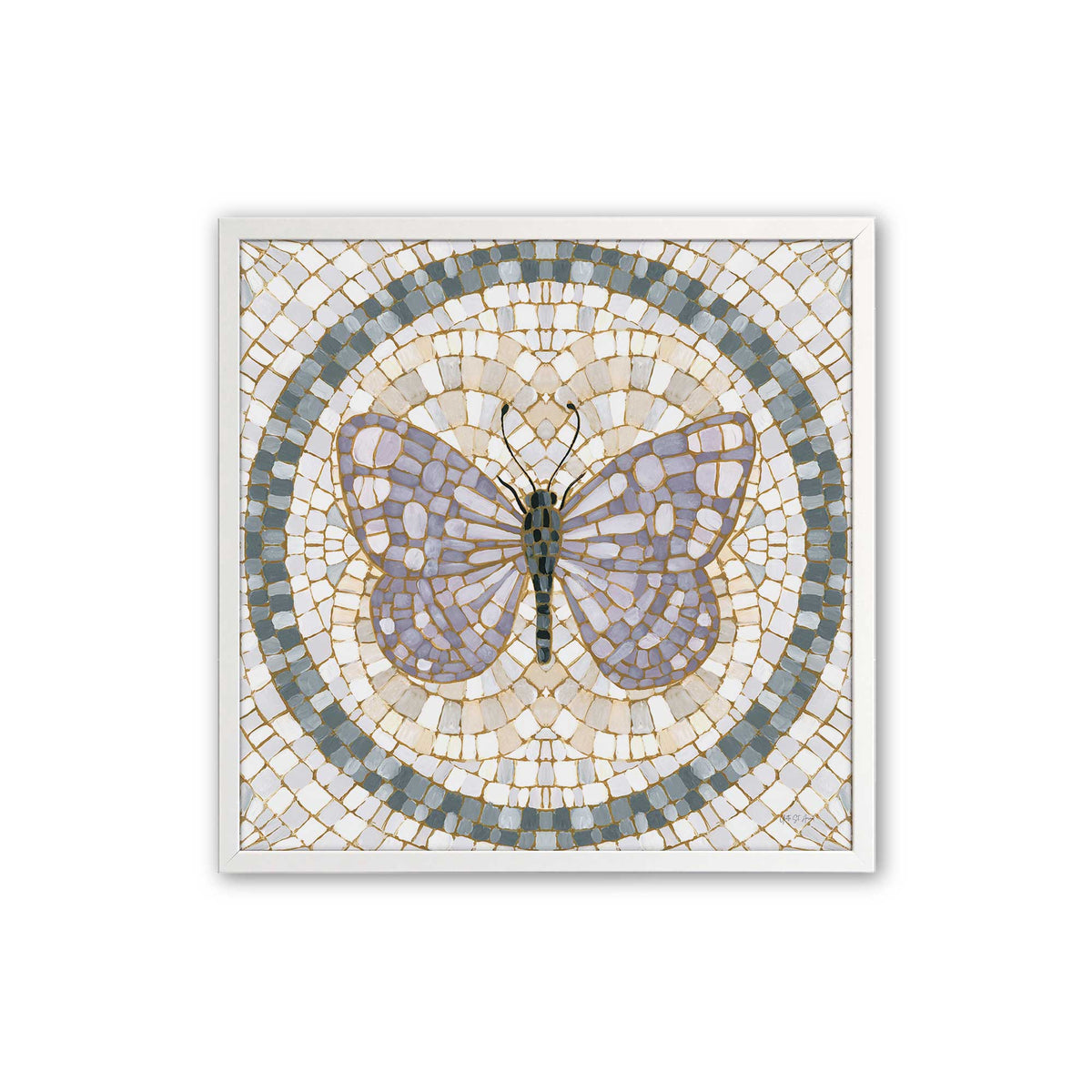 [Color:Opaque White], Picture of art in a Opaque White frame