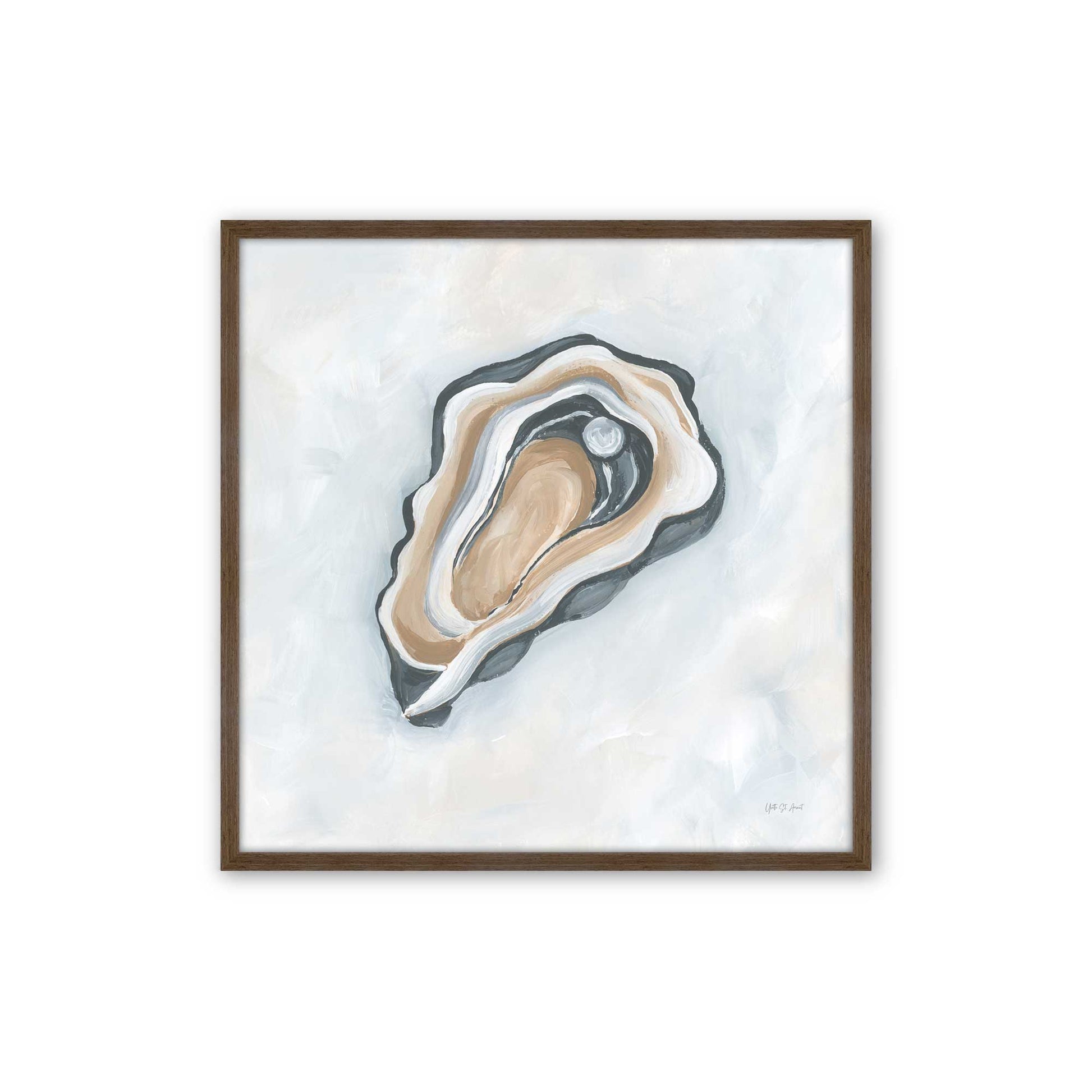 [Color:Walnut], Picture of art in a Walnut frame