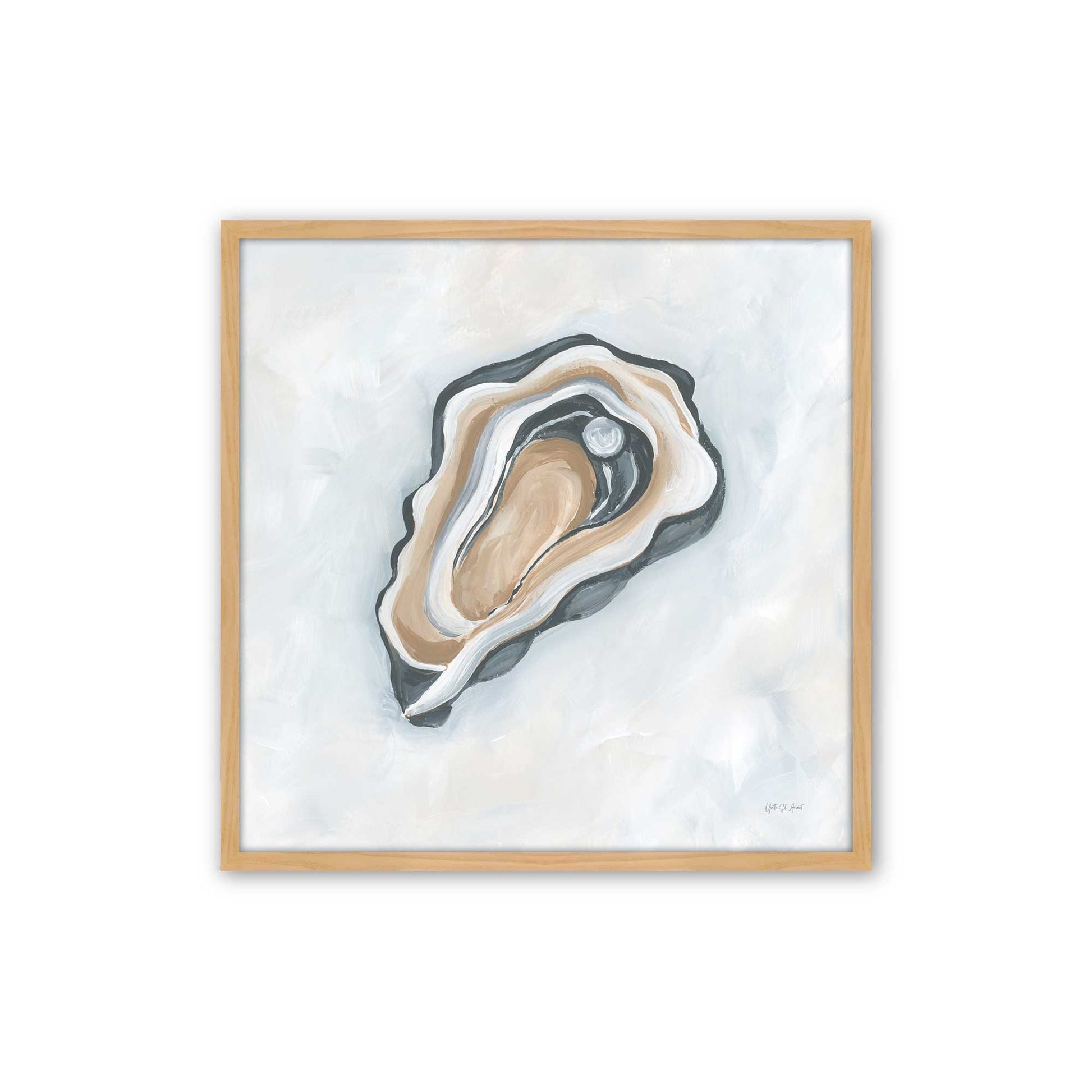 [Color:American Maple], Picture of art in a American Maple frame