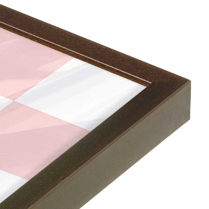 [Color:Espresso], Picture of art in a Espresso frame at an angle