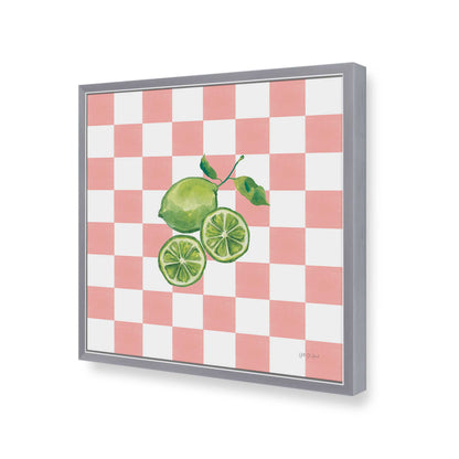 [Color:Polished Chrome], Picture of art in a Polished Chrome frame of the corner