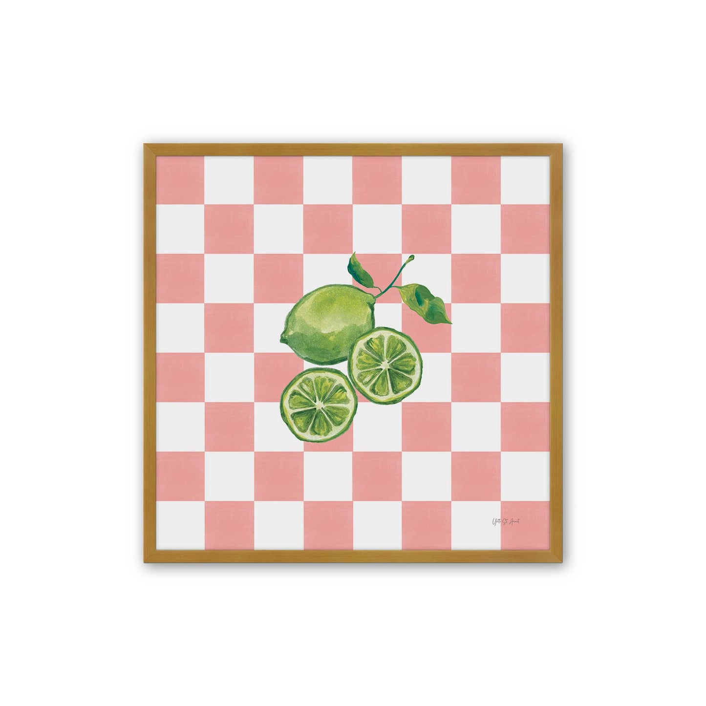 [Color:Polished Gold], Picture of art in a Polished Gold frame