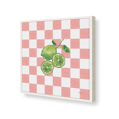 [Color:Opaque White], Picture of art in a Opaque White frame of the corner