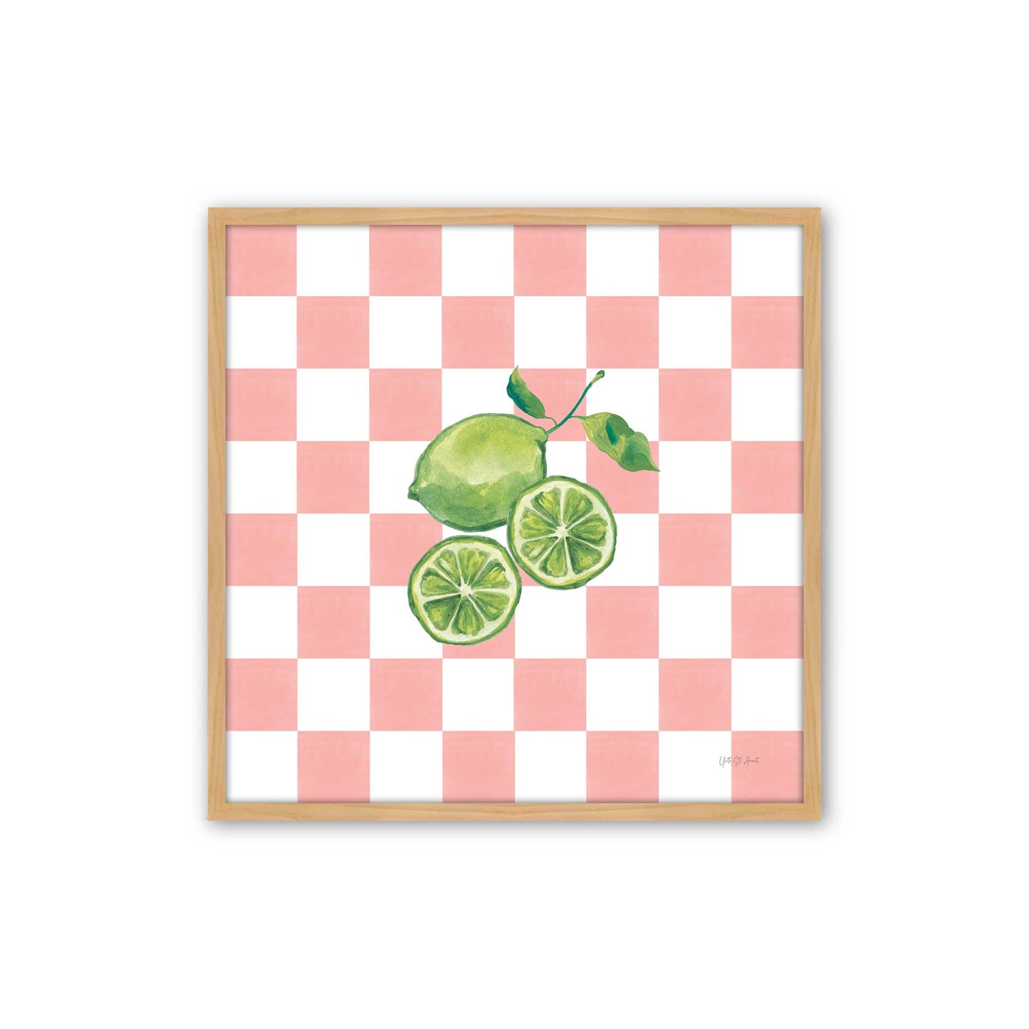 [Color:American Maple], Picture of art in a American Maple frame