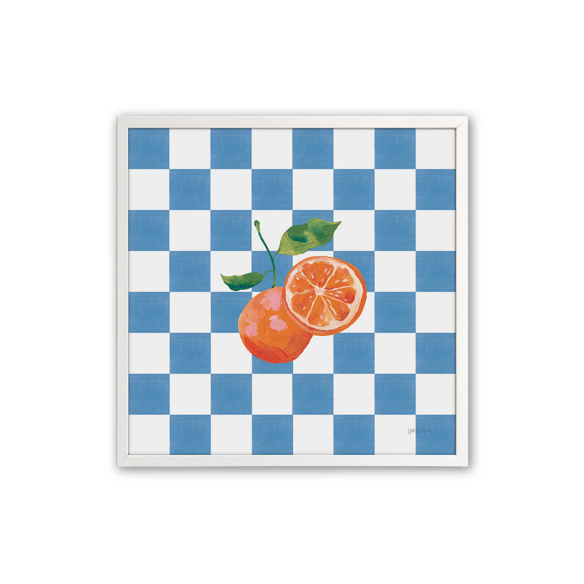 [Color:Opaque White], Picture of art in a Opaque White frame