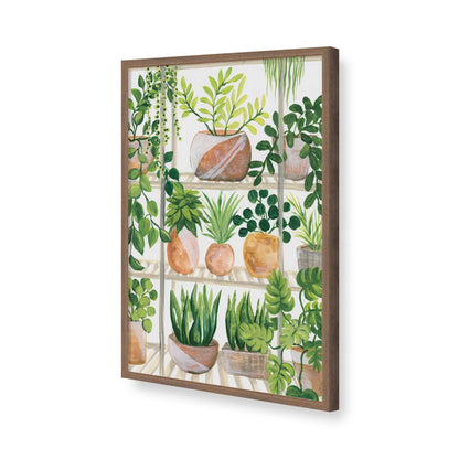 [Color:Walnut], Picture of art in a Walnut frame of the corner