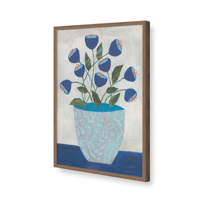 [Color:Walnut], Picture of art in a Walnut frame of the corner
