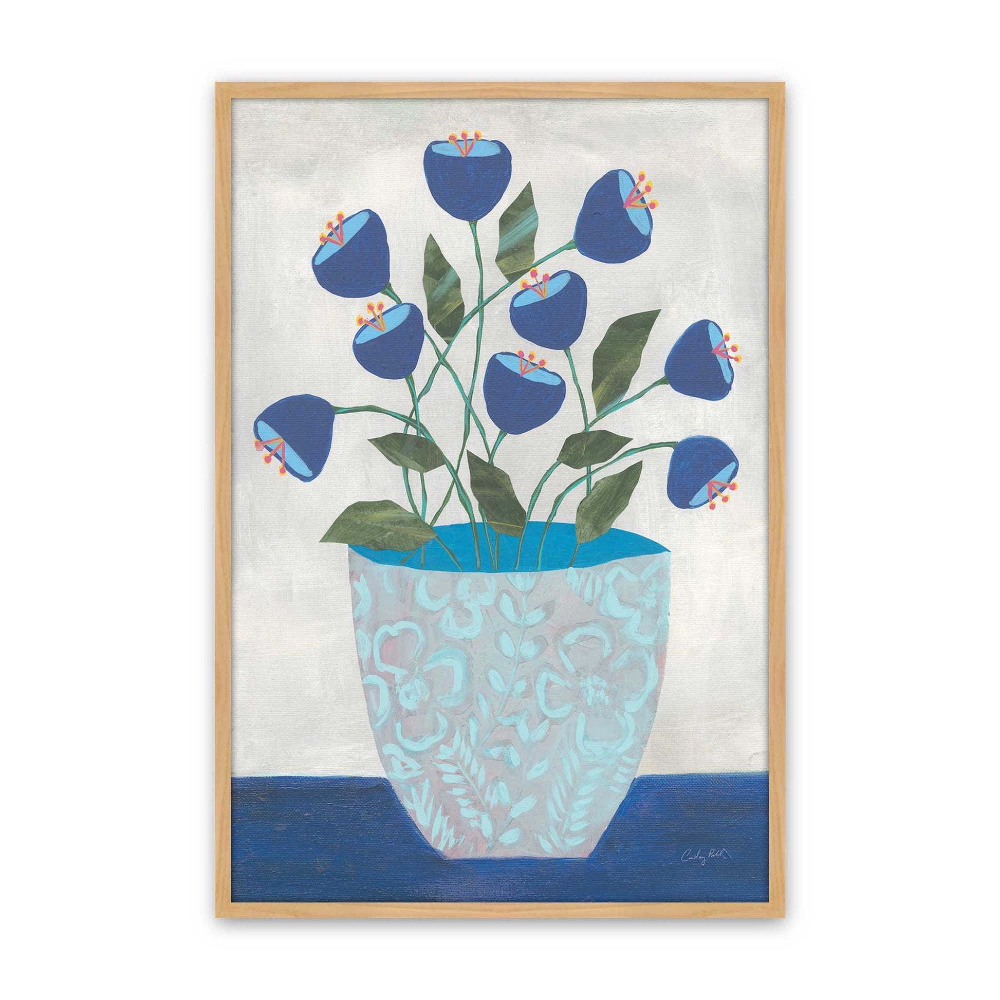 [Color:American Maple], Picture of art in a American Maple frame