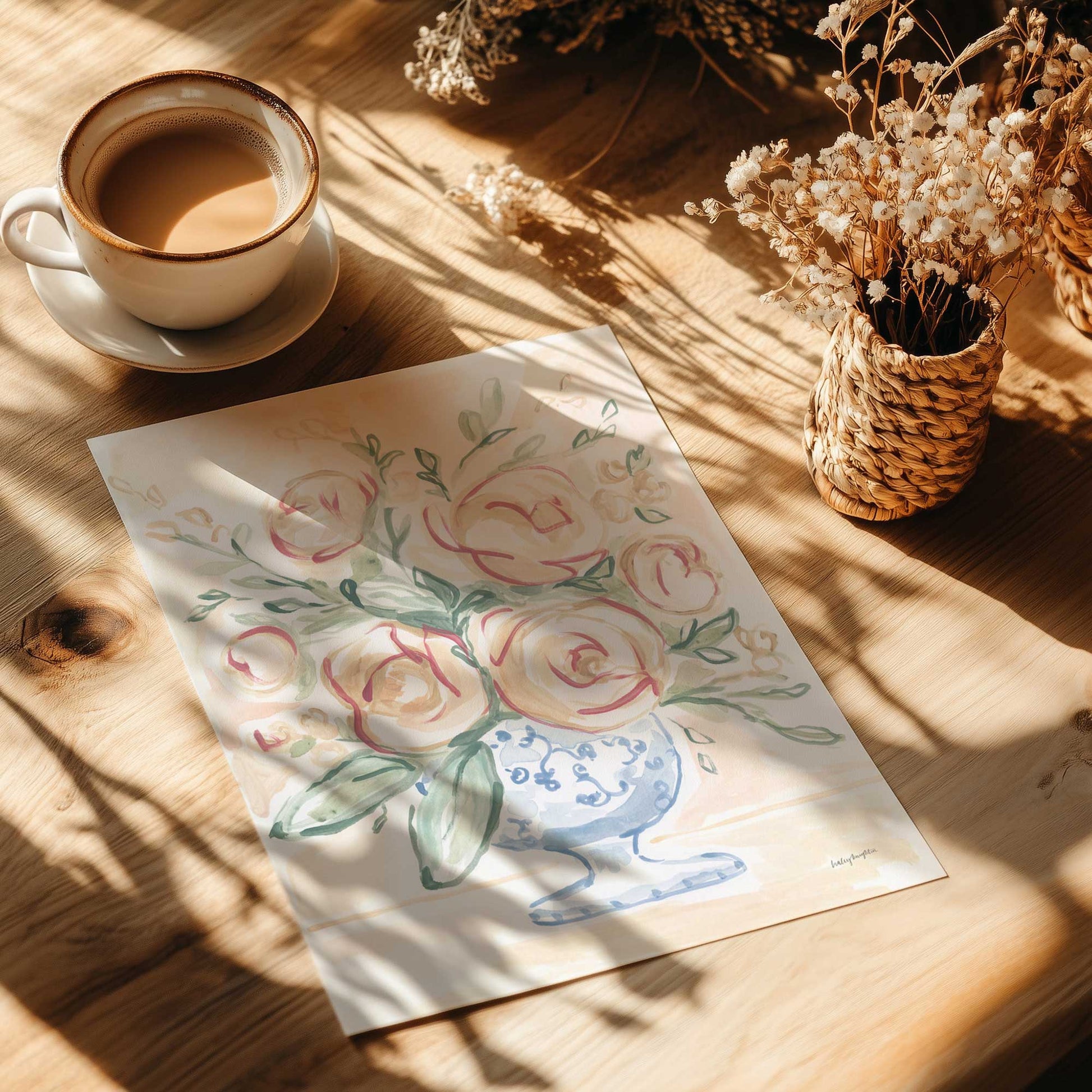 [Color:Rolled Print], Picture of close up of art