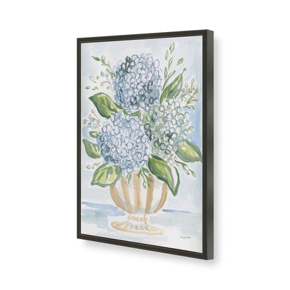 [Color:Satin Black], Picture of art in a Satin Black frame of the corner