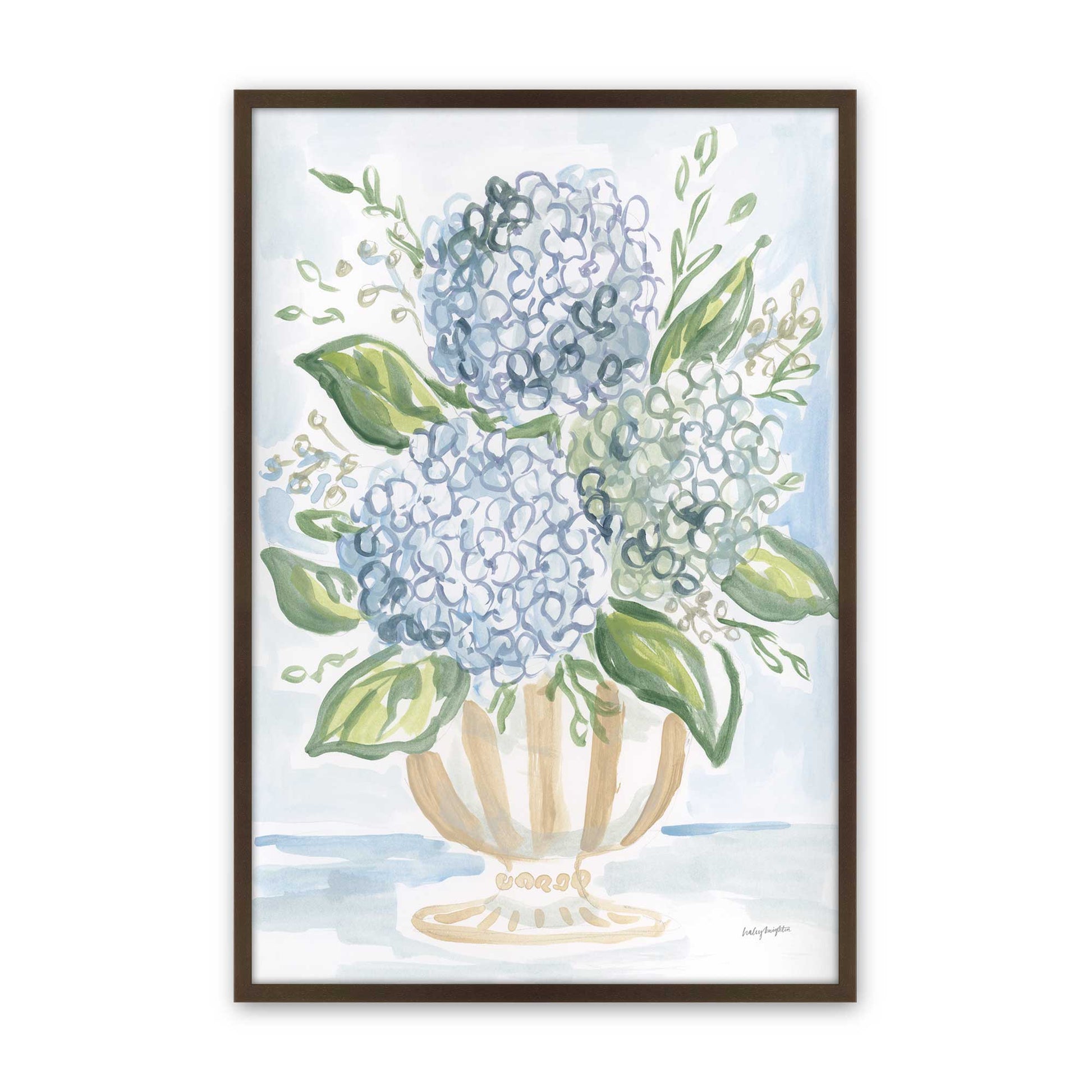 [Color:Belvinder Brown], Picture of art in a Belvinder Brown frame