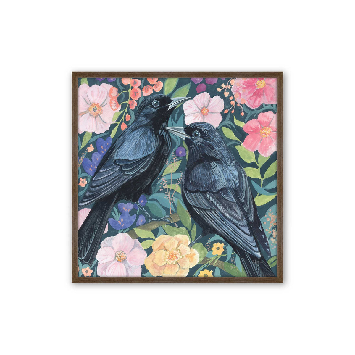 [Color:Walnut], Picture of art in a Walnut frame