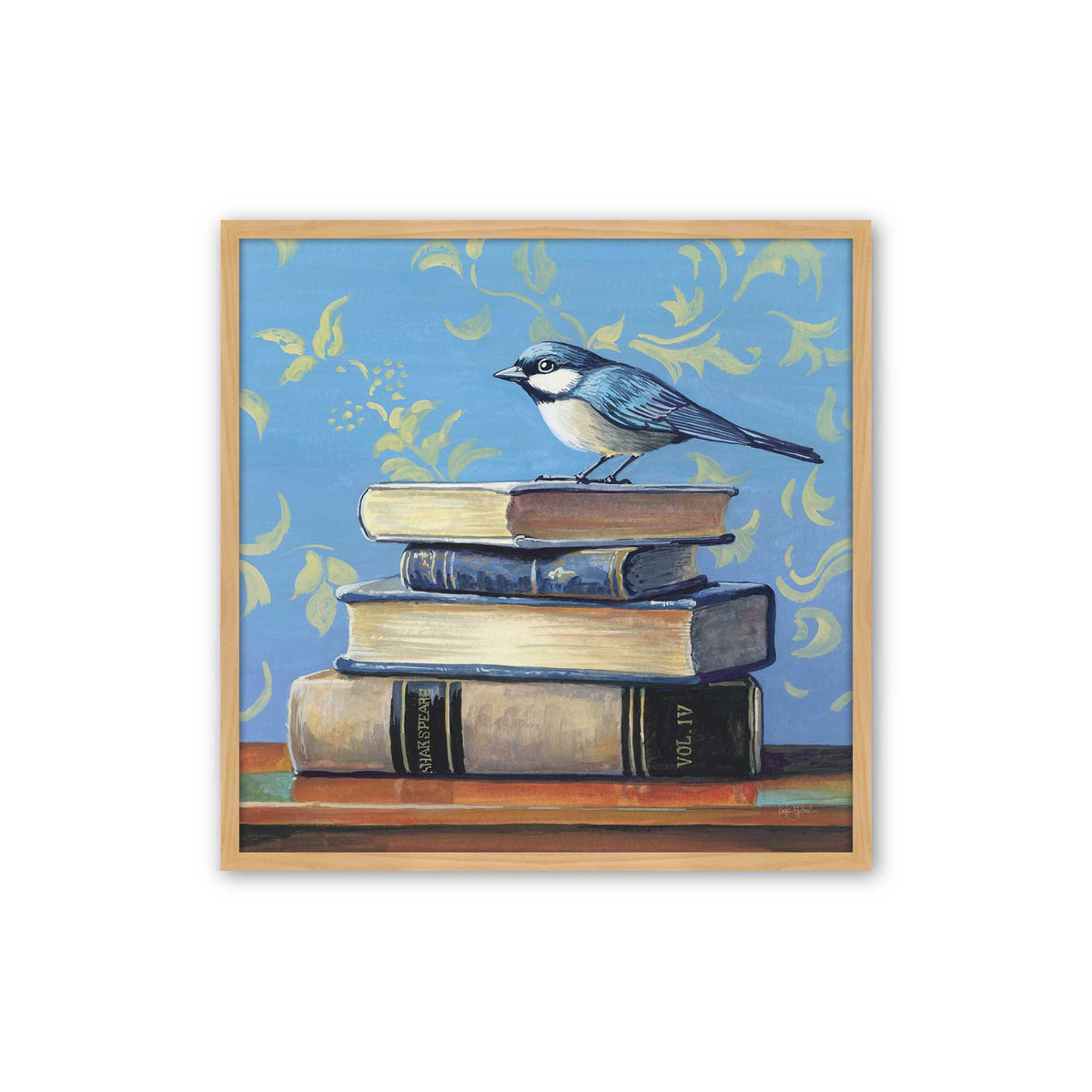 [Color:American Maple], Picture of art in a American Maple frame