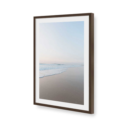 [Color:Brown], Picture of art in a Brown frame of the corner