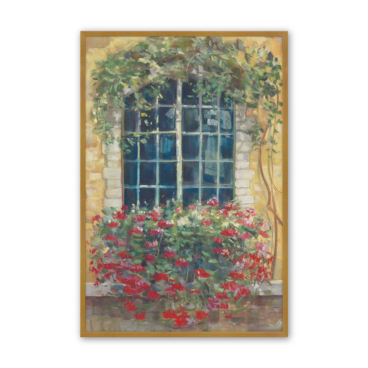[Color:Polished Gold], Picture of art in a Polished Gold frame