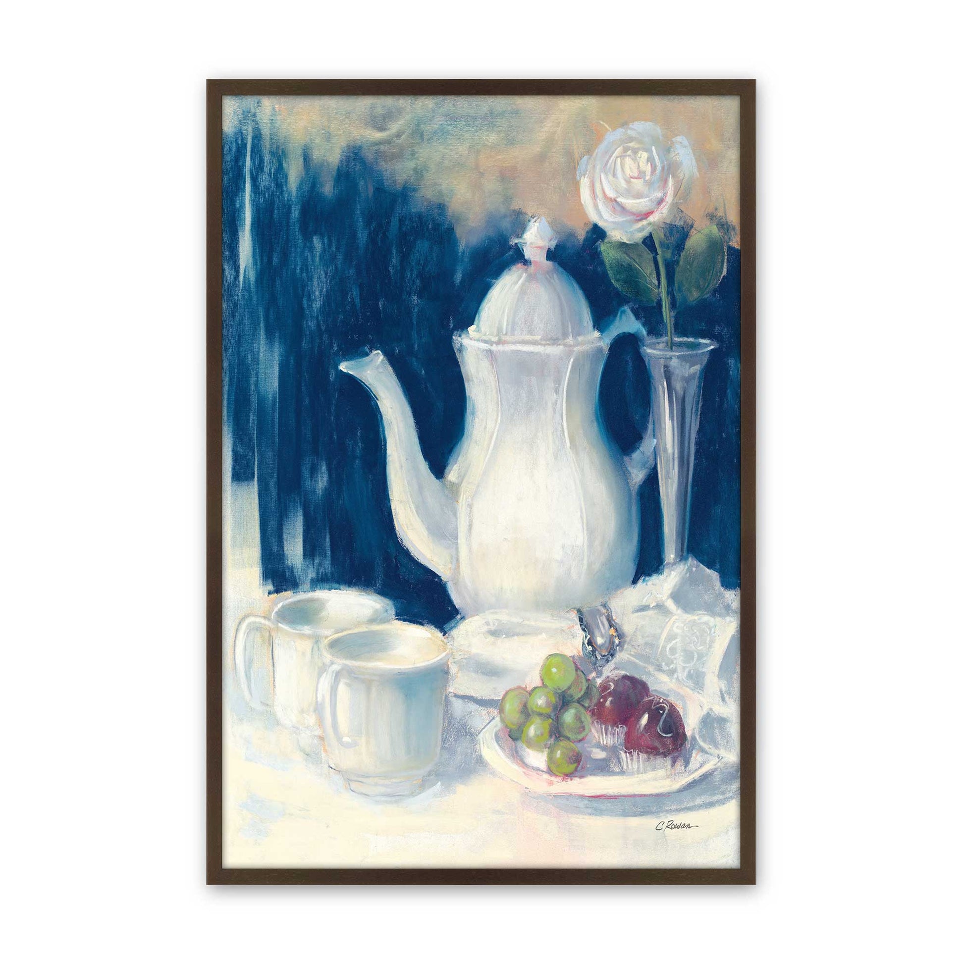 [Color:Brown], Picture of art in a Brown frame