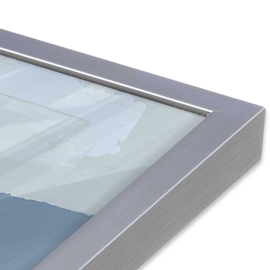 [Color:Polished Chrome], Picture of art in a Polished Chrome frame at an angle