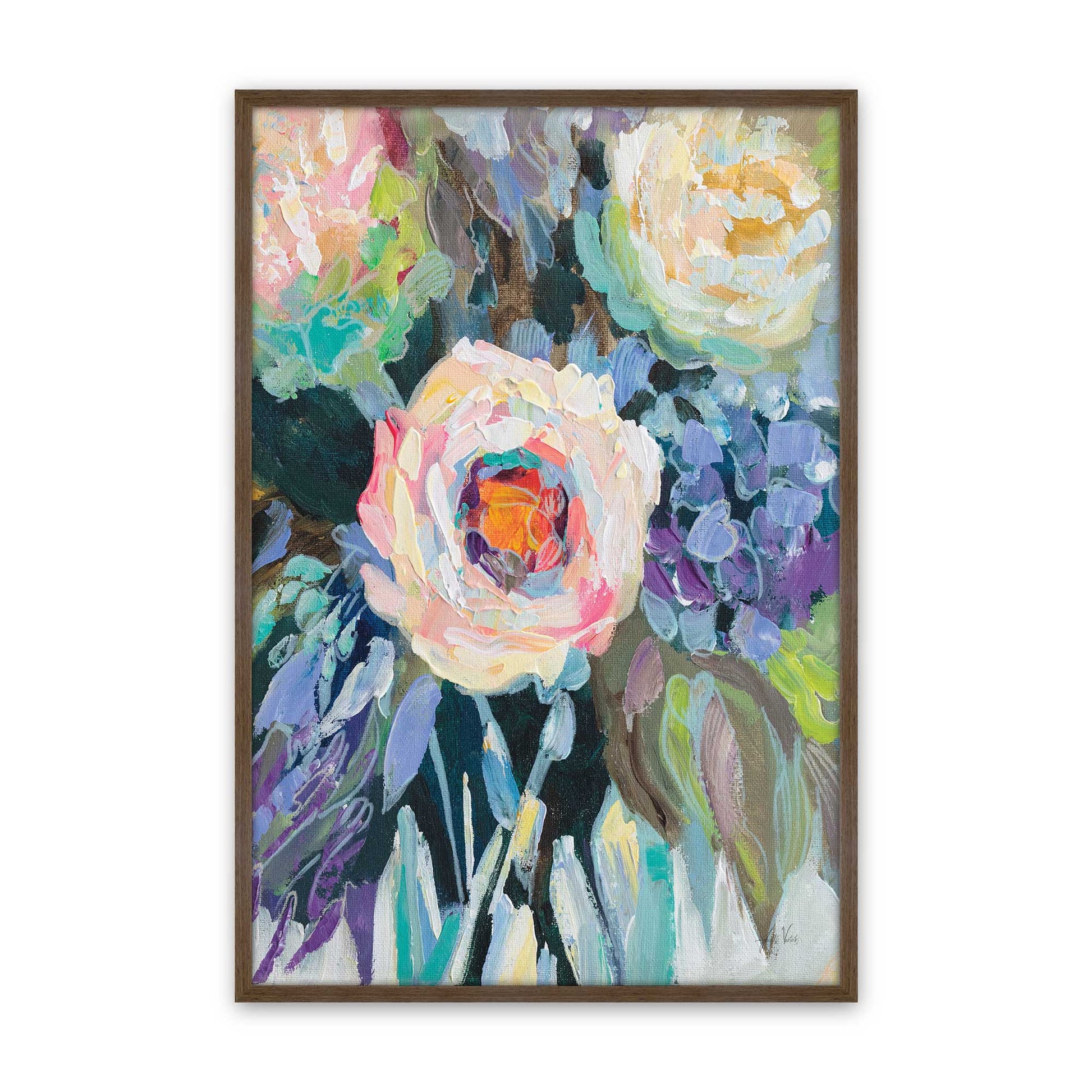 [Color:Walnut], Picture of art in a Walnut frame
