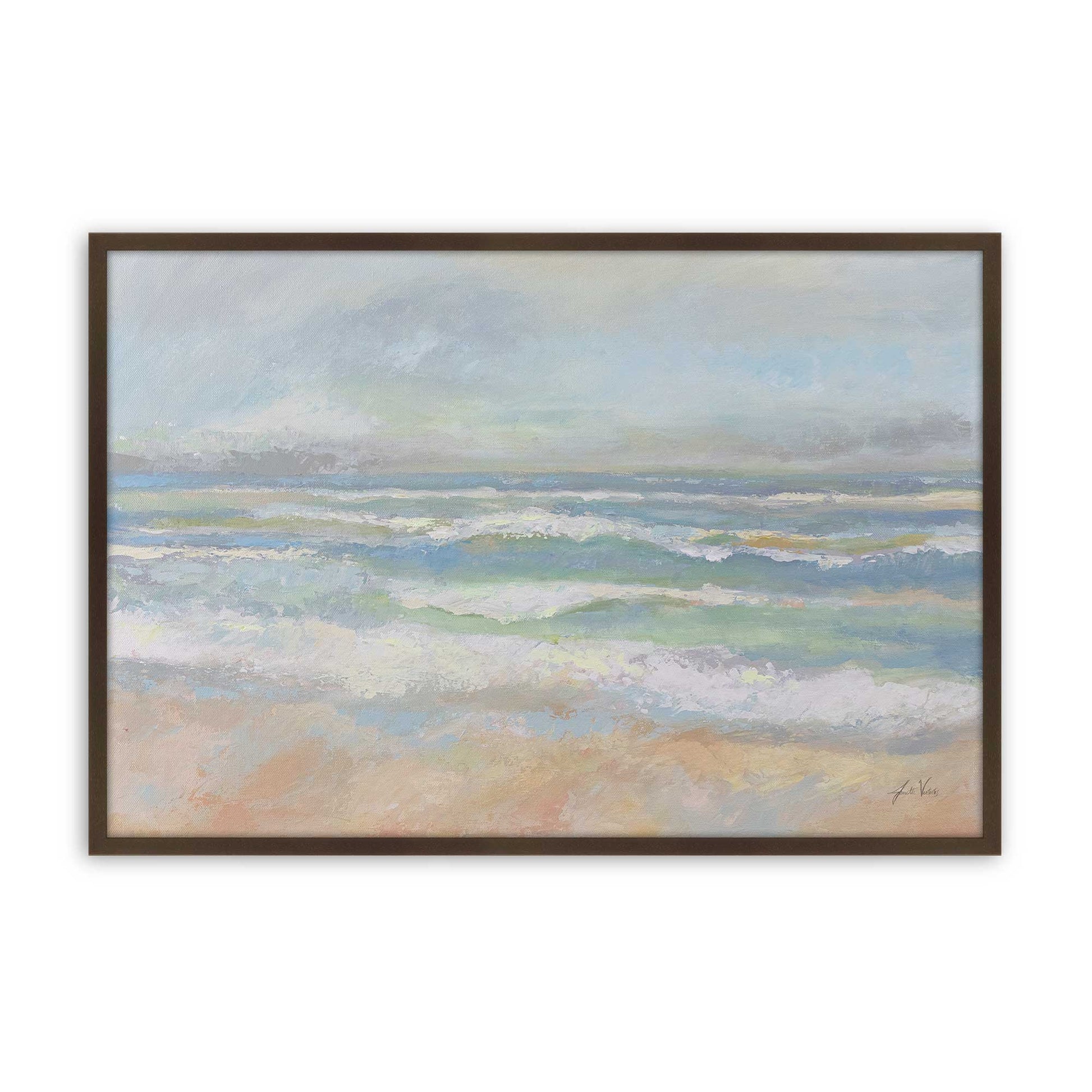 [Color:Brown], Picture of art in a Brown frame