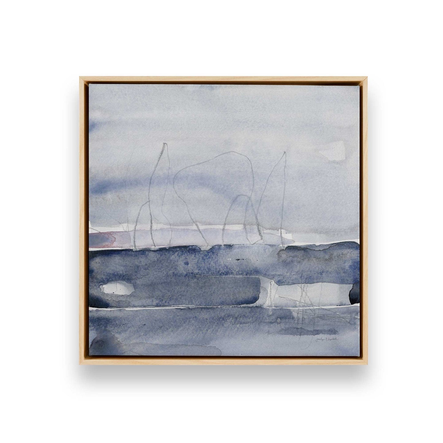 [Color:American Maple], Picture of art in an American Maple frame