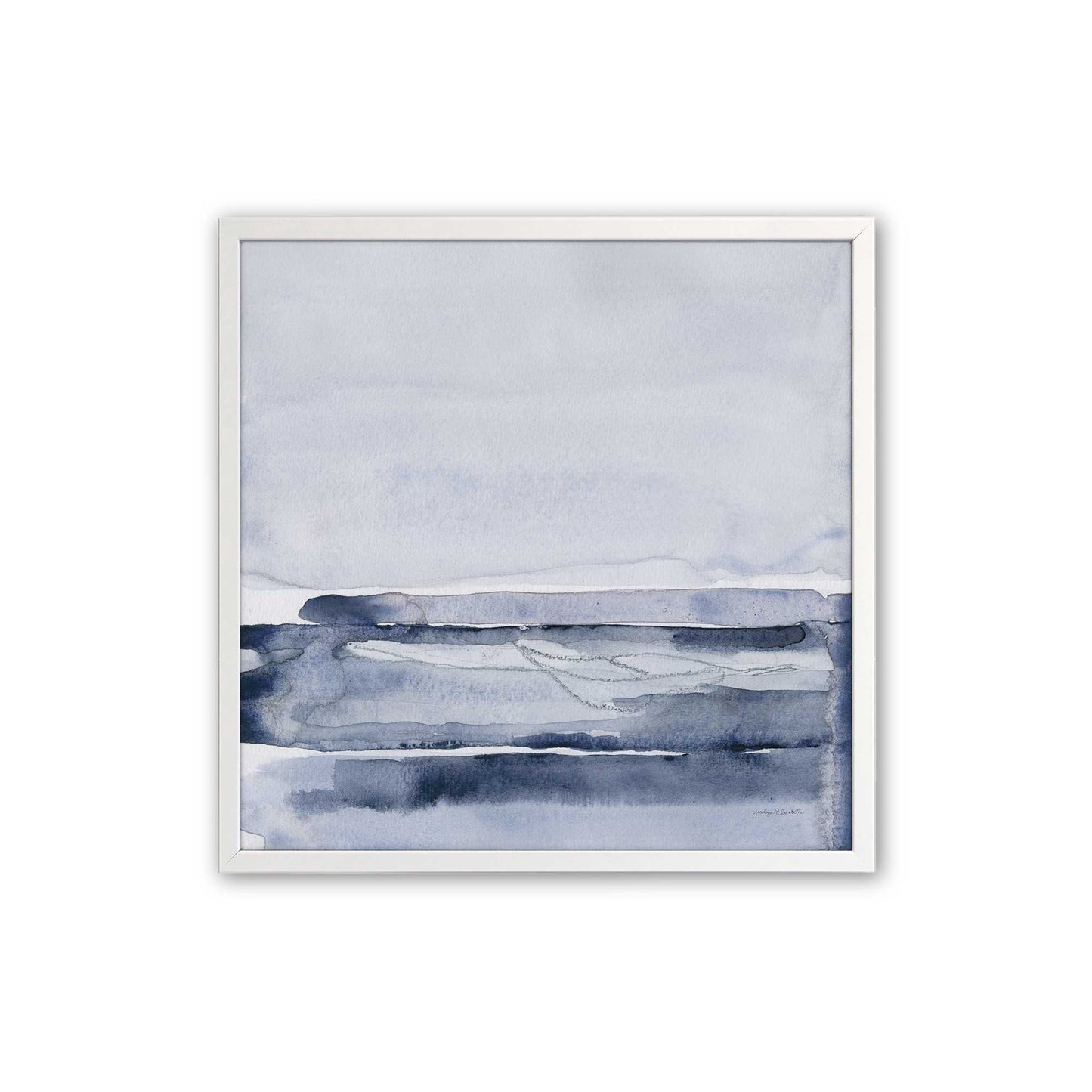 [Color:Opaque White], Picture of art in an Opaque White frame