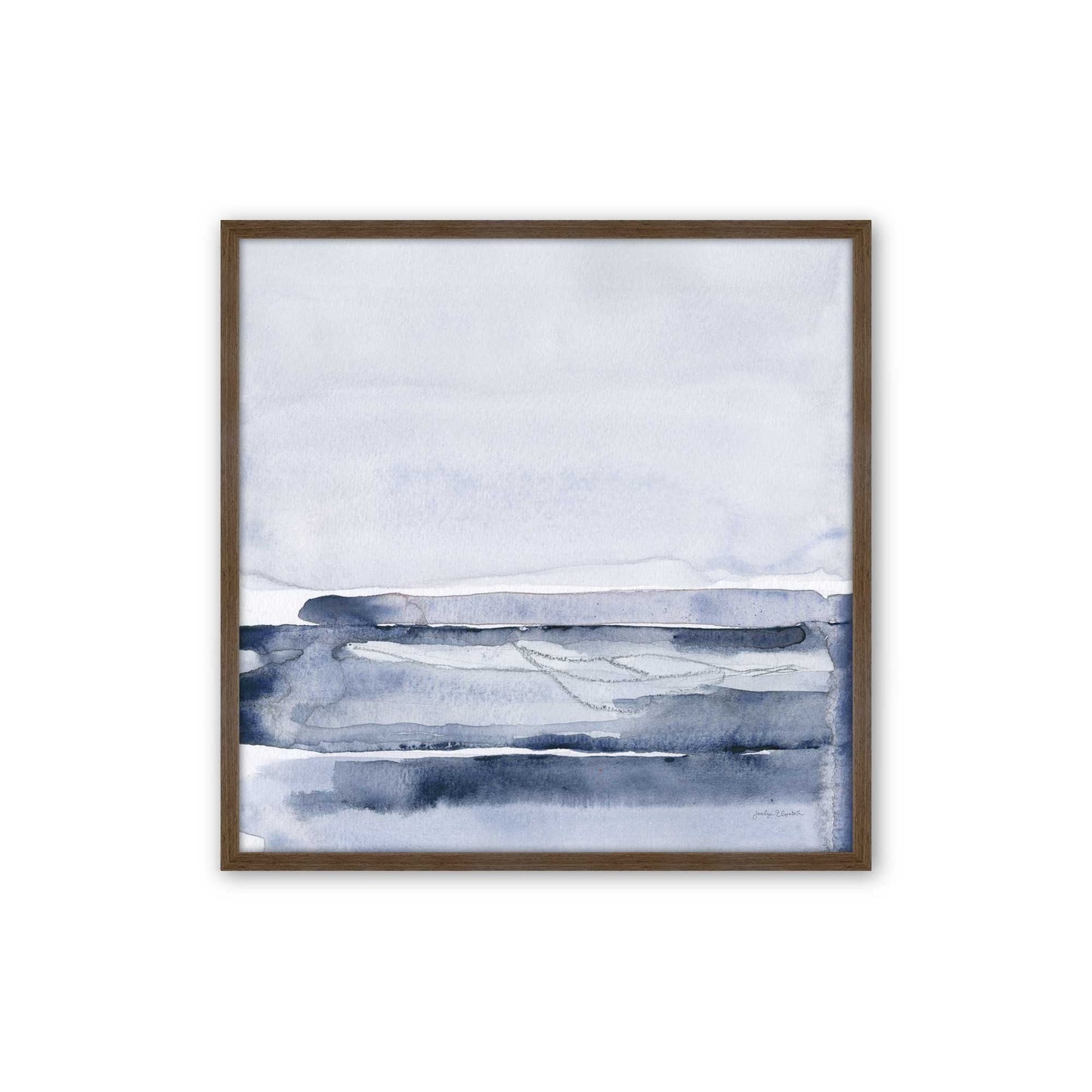 [Color:Walnut], Picture of art in a Walnut frame
