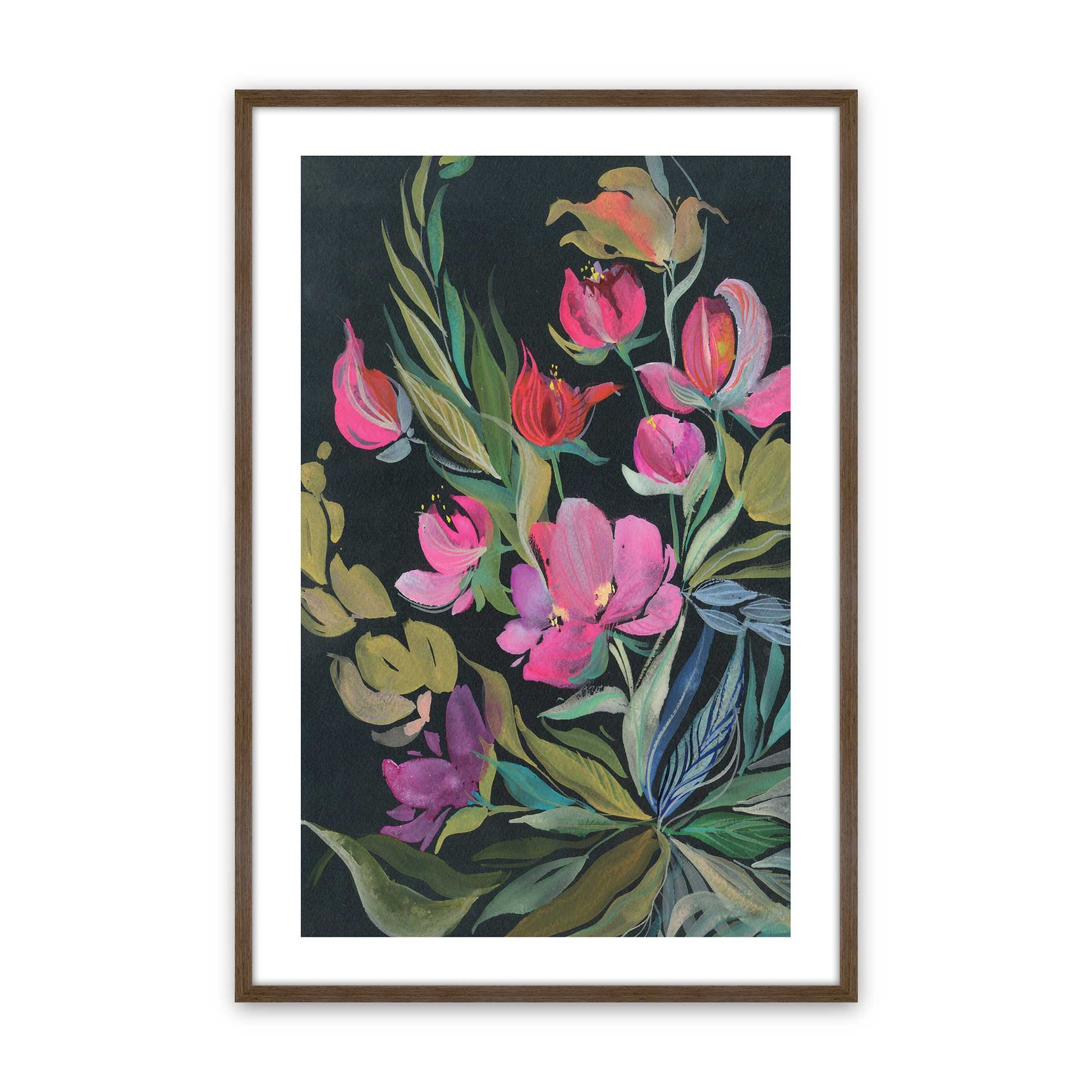 [Color:Walnut], Picture of art in a Walnut frame