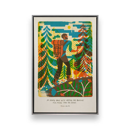 [Color:Polished Chrome], Picture of art in a Polished Chrome frame