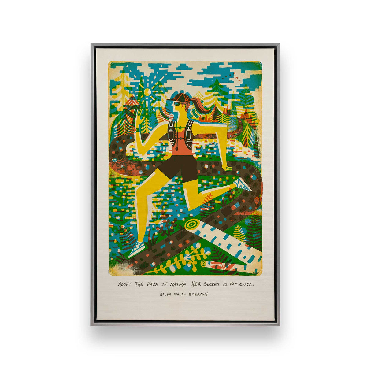 Take the Long Way, Set of 4 Canvas Prints