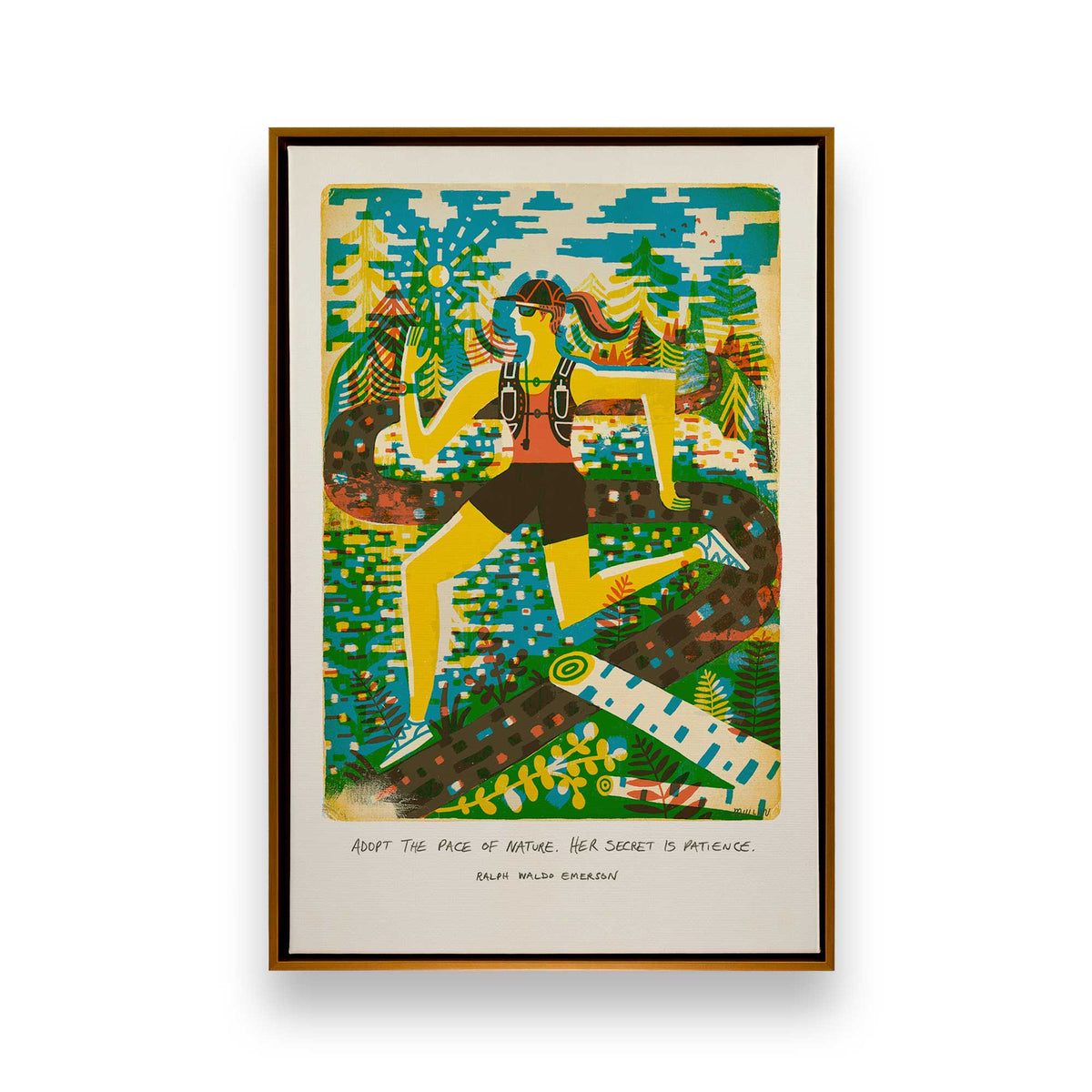 Take the Long Way, Set of 4 Canvas Prints