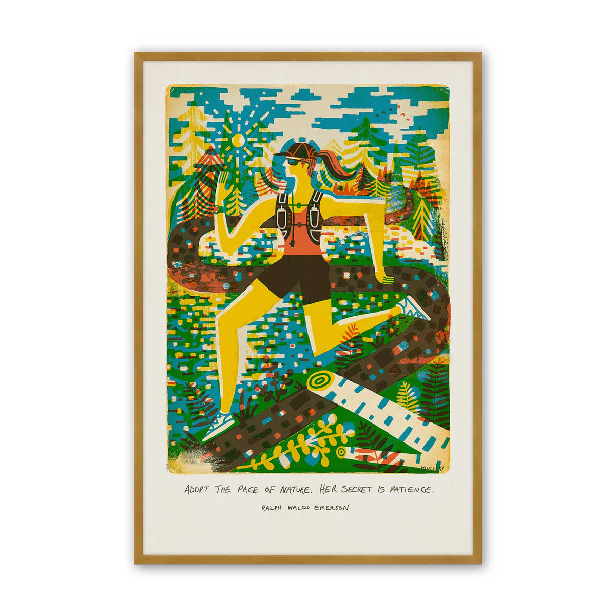 Take the Long Way Set of 4 Art Prints