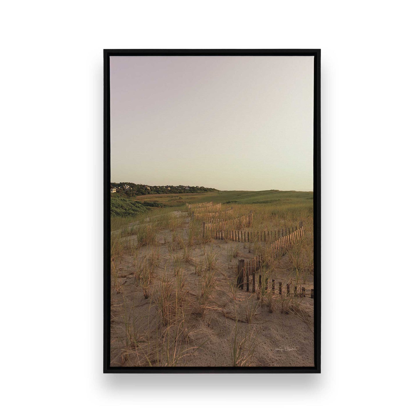 [Color:Satin Black], Picture of art in a Satin Black frame
