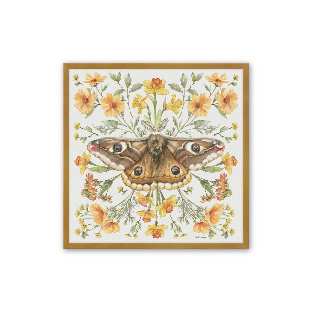 [Color:Polished Gold], Picture of art in a Polished Gold frame