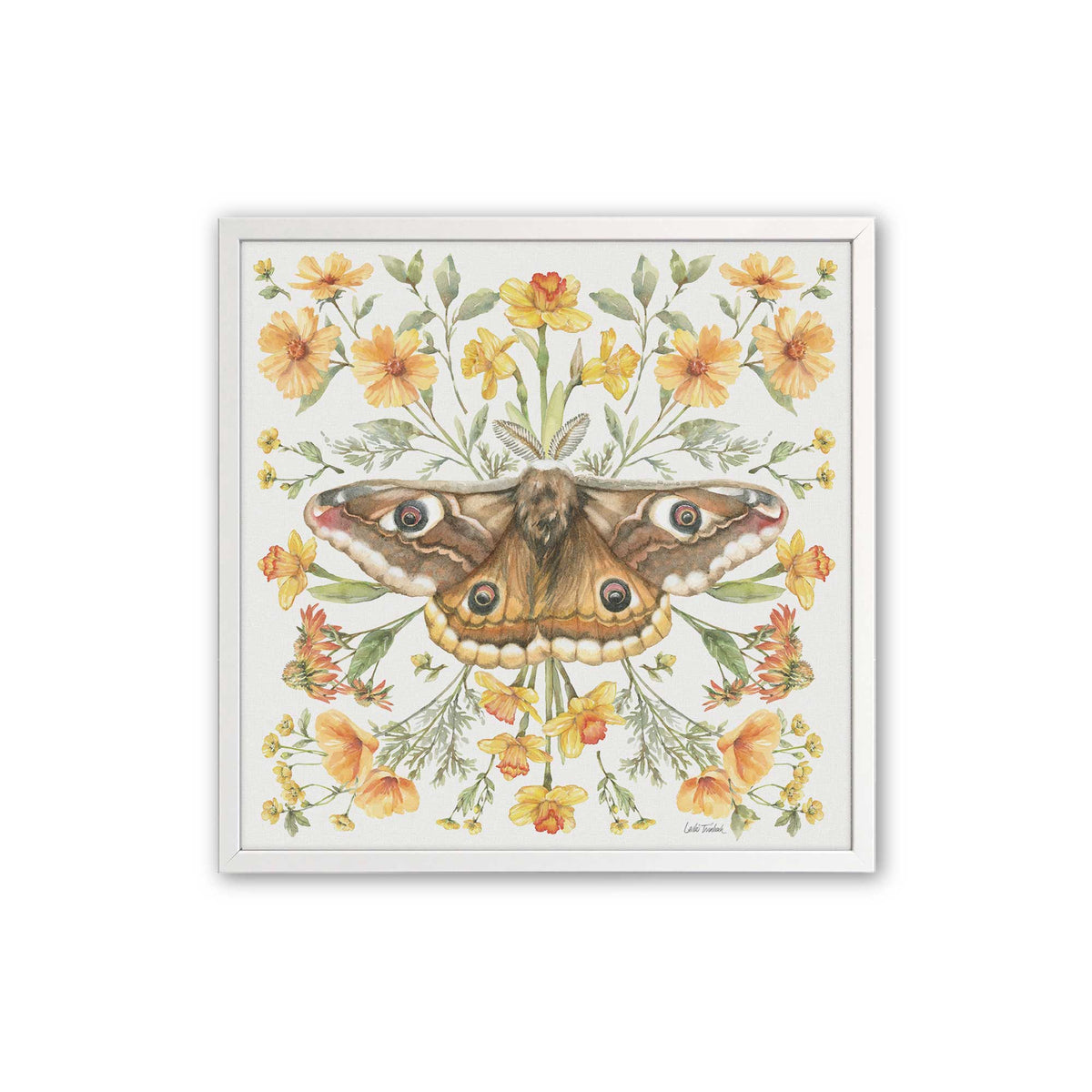 [Color:Opaque White], Picture of art in a Opaque White frame