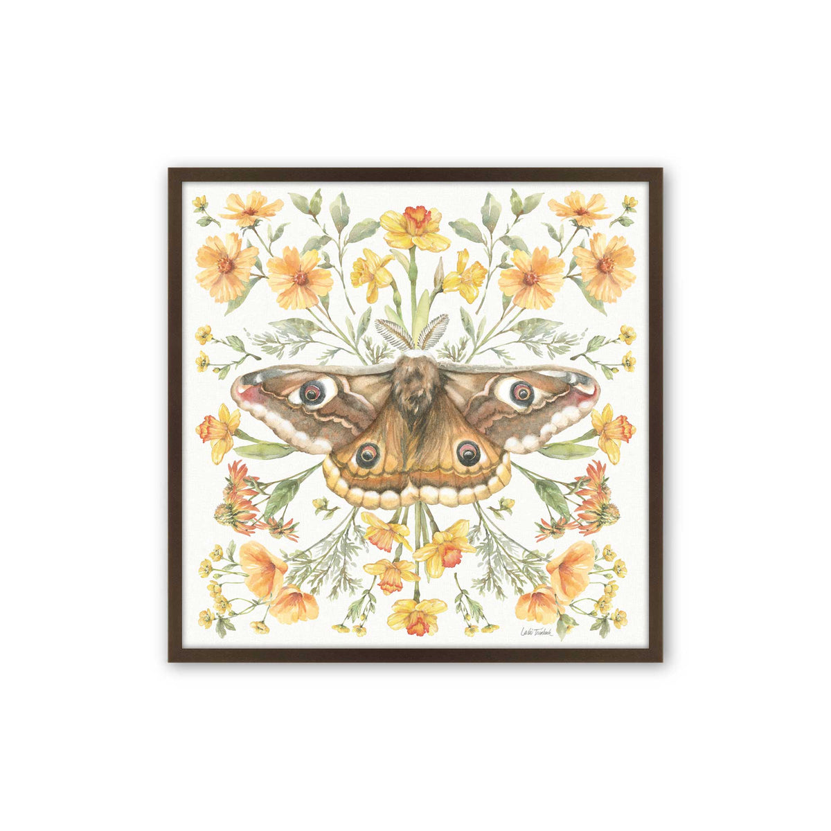 [Color:Espresso], Picture of art in a Espresso frame