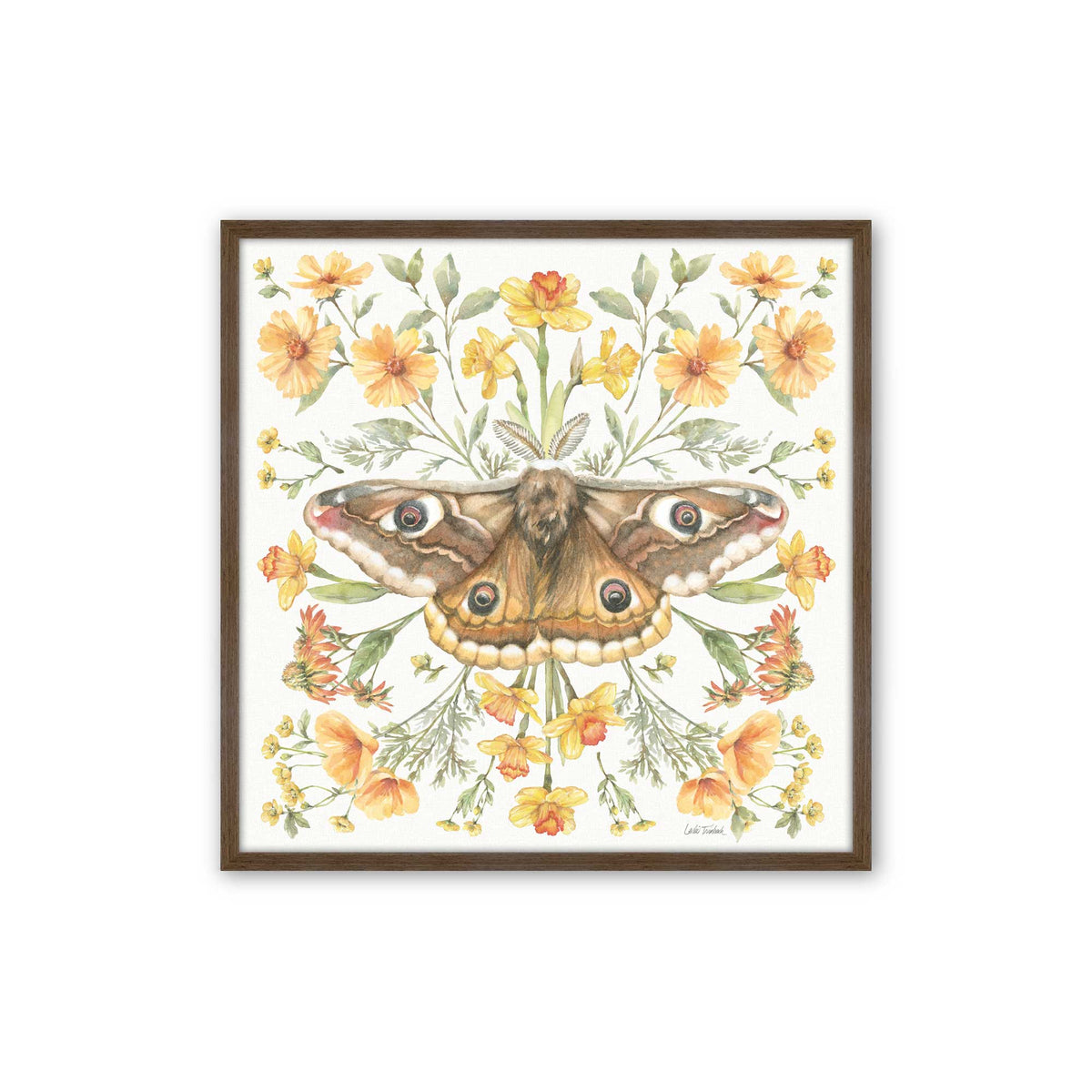 [Color:Walnut], Picture of art in a Walnut frame